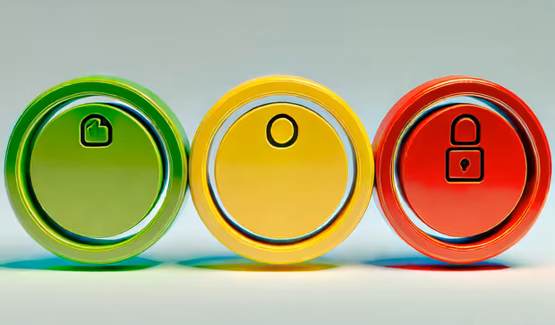 Шаг 1.5: Составление границ (зеленый, желтый, красный круг)